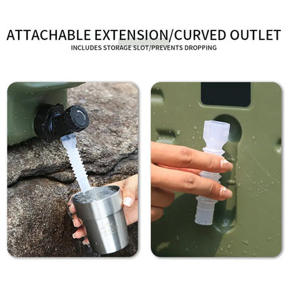 دلو تخزين المياه للتخييم والرحلات