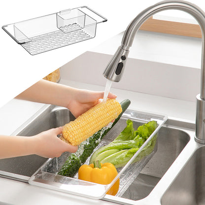 درج الأطباق فوق الحوض