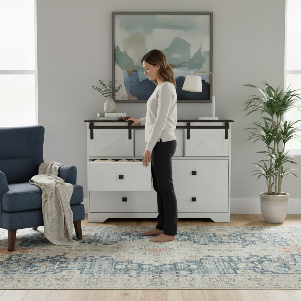 خزانة تخزين أنيقة بتصميم عصري