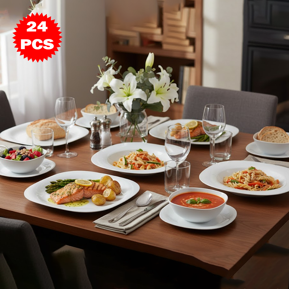 طقم أطباق سفرة فاخر