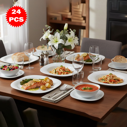 طقم أطباق سفرة فاخر