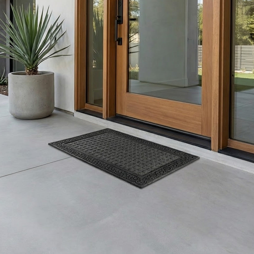 سجادة باب كلاسيكية صلبة - 77*44