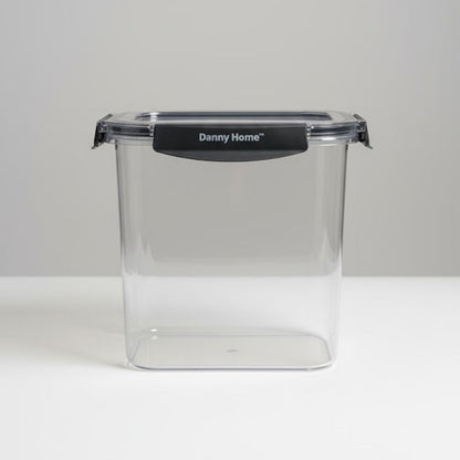 حافظة طعام بلاستيك بغطاء محكم