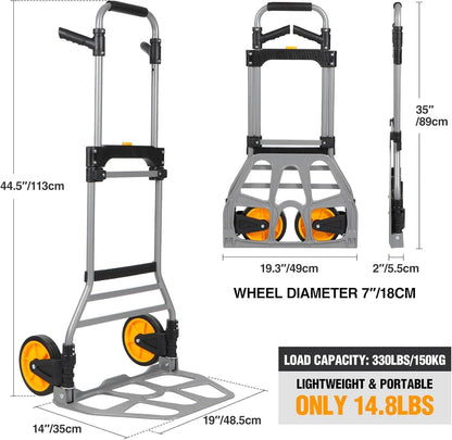 عربة يد قابلة للطي