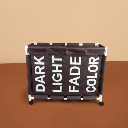 سلة غسيل بأربعة أقسام