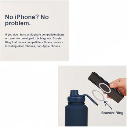 قارورة حرارية مع ستاند هاتف 1000/1200 ملل