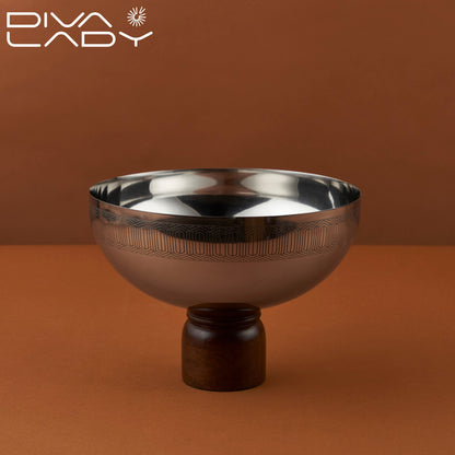 وعاء تقديم استيل