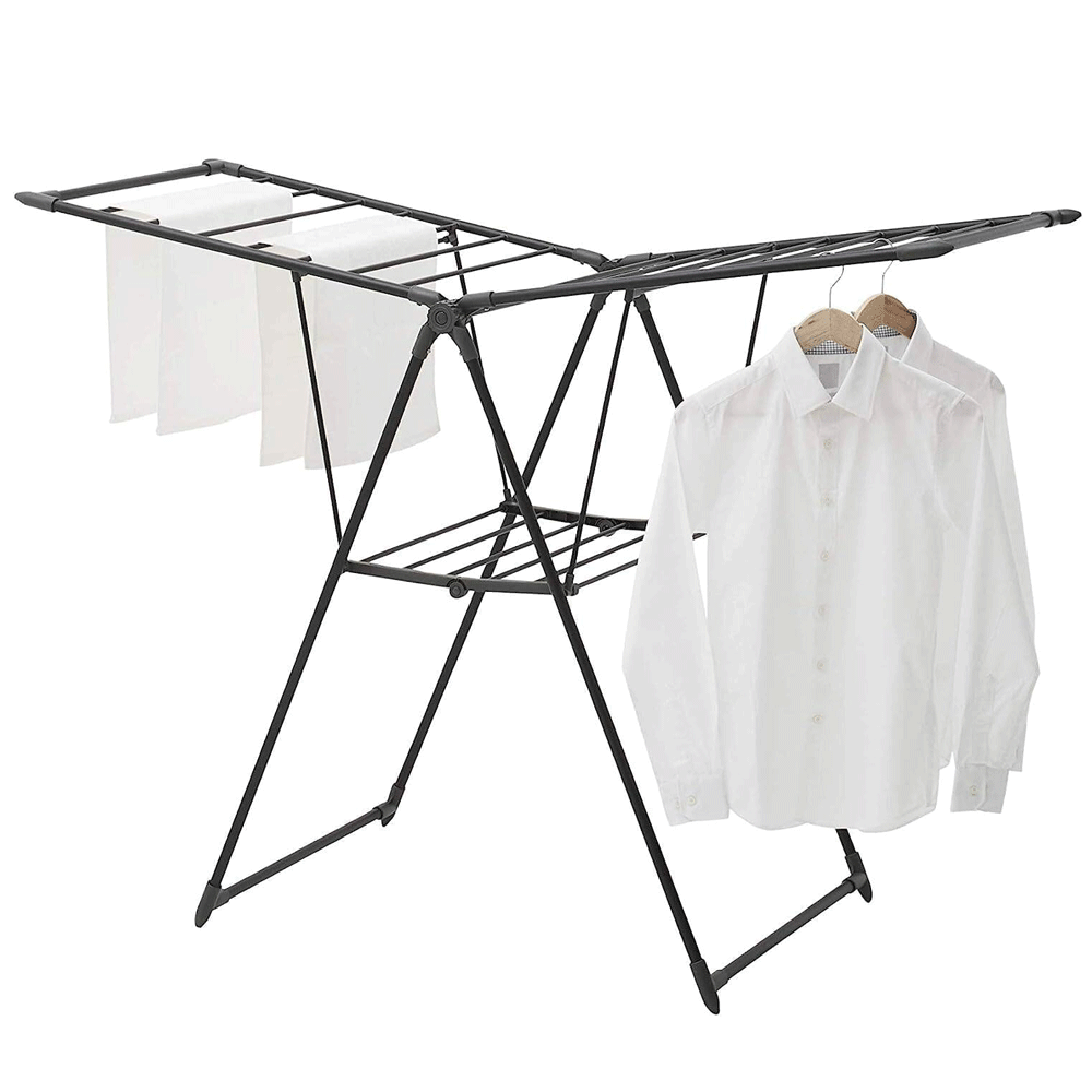 حامل تجفيف الملابس القابل للطي