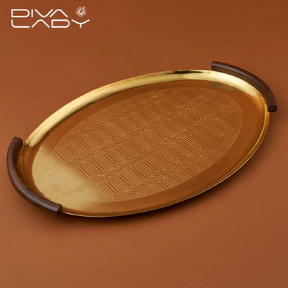 صينية بيضاوية