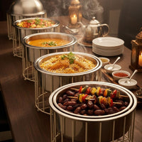 سخان طعام فاخر بتصميم / فضي