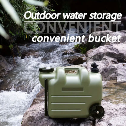 حاوية تخزين مياه على عجلات،