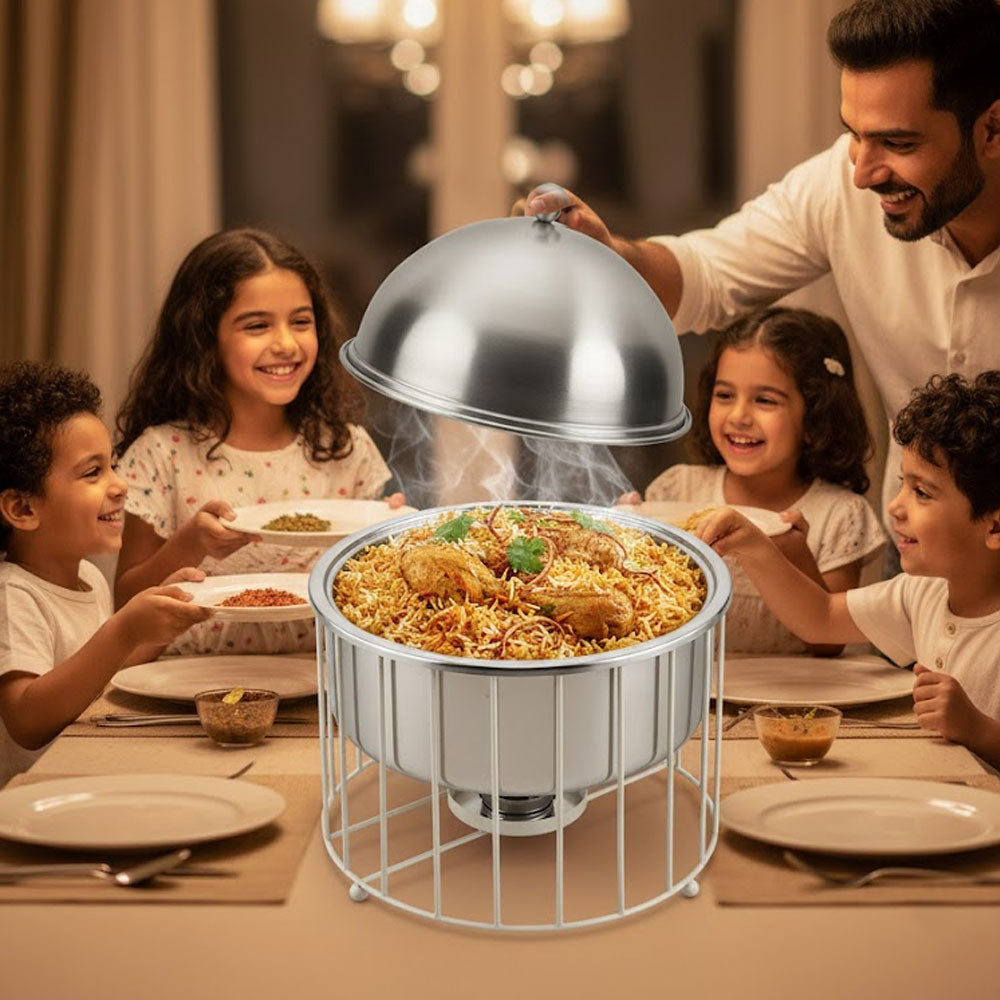 سخان طعام فاخر بتصميم / فضي