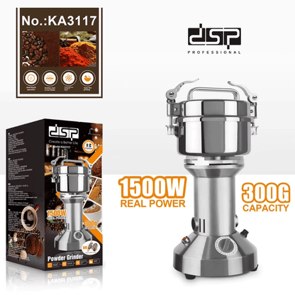مطحنة الحبوب الكهربائية بقوة 1500 وات