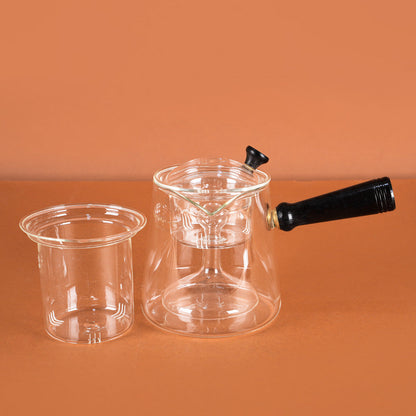 كنكة زجاج مع كوب