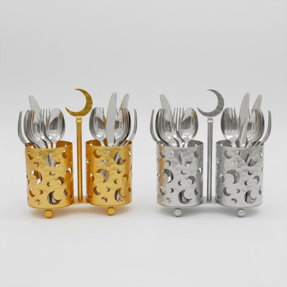 حامل ادوات المائدة مزدوج