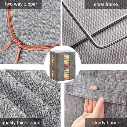 صندوق تخزين الملابس والأستخدام المتعدد القابل للطي