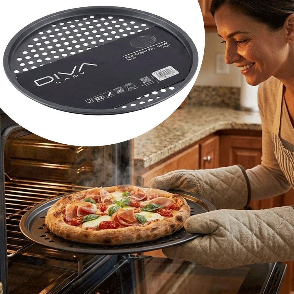 صينية بيتزا مثقبة
