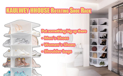 رف احذية وأكسسوارات دوار