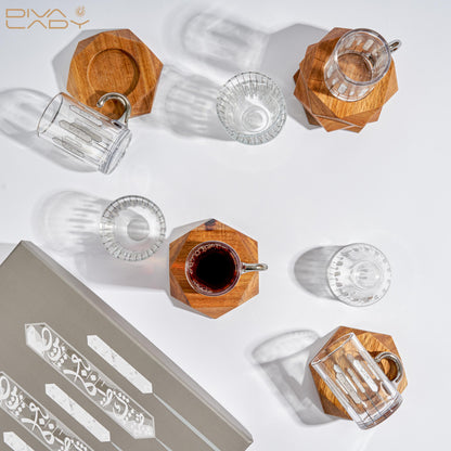 طقم استكانه وفناجين عربية 18 قطعة