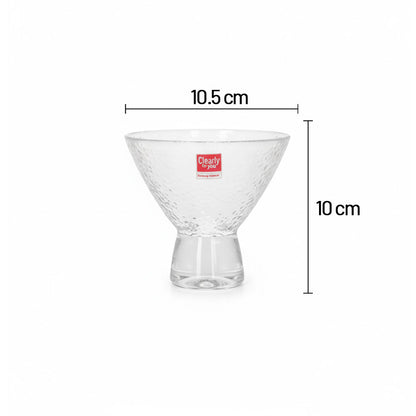 طقم أوعية حلوى زجاجية