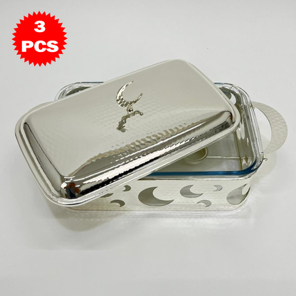 سخان تقديم طعام مع صينية بايركس 2.5 لتر