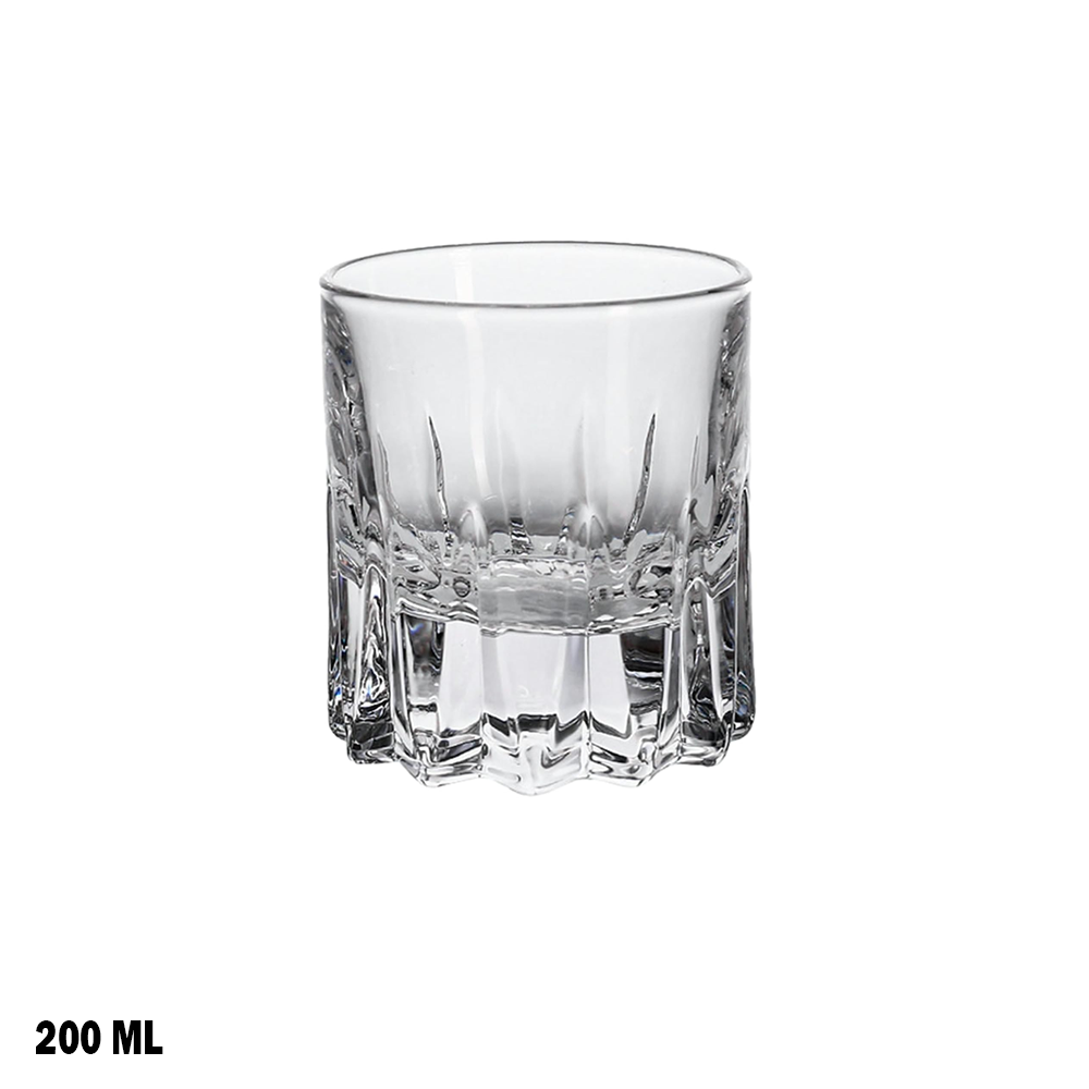 طقم أكواب زجاجية للتقديم 2قطعة