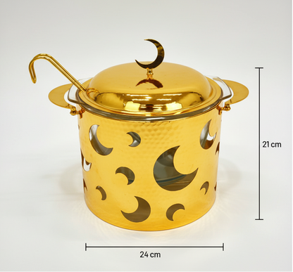 وعاء تقديم كريسنت لوكس سعة 4 لتر