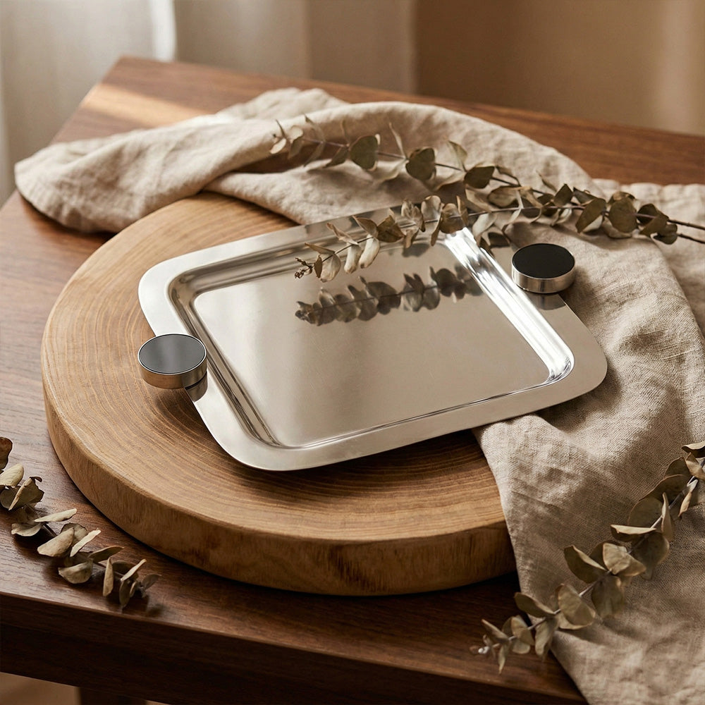 صينية تقديم مربعة صغيرة Alkuwaity Al Awal الكويتي الأول