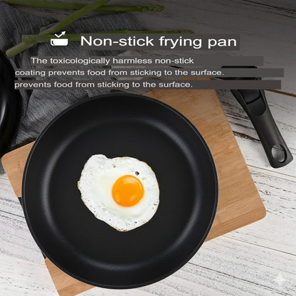 طقم مقلاة بمقبض قابل للفصل