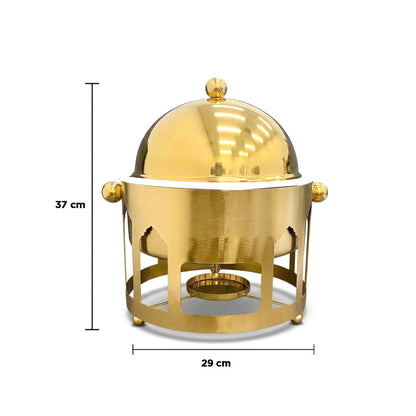 سخان طعام قبة من الفولاذ المقاوم للصدأ سعة 3 لتر