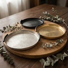 صينية تقديم دائرية كبيرة Alkuwaity Al Awal الكويتي الأول