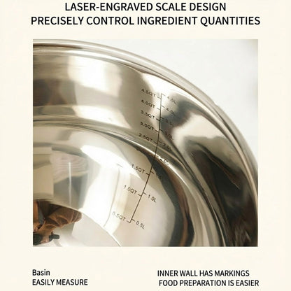 وعاء خلط بمقبض وغطاء