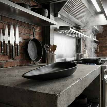 وعاء تقديم كبير بتصميم عصري بالوان متعددة