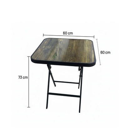 طاولة مربعة محمولة قابلة للطي