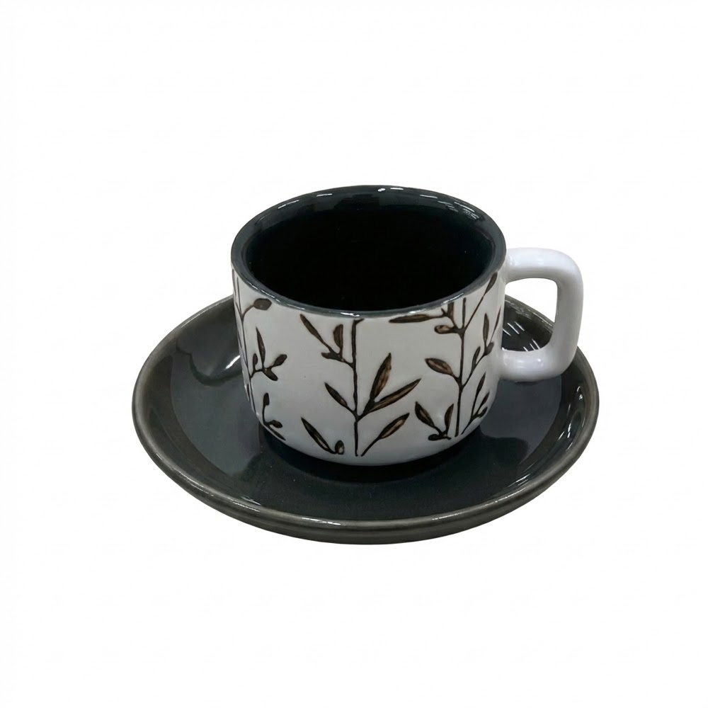 طقم فناجين وصحون قهوة 12 قطعة Diva Lady