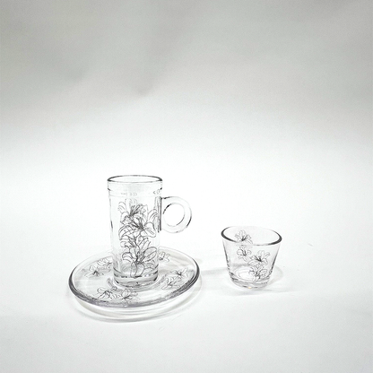 طقم استكانة وفنجان 18قطعة Diva Lady