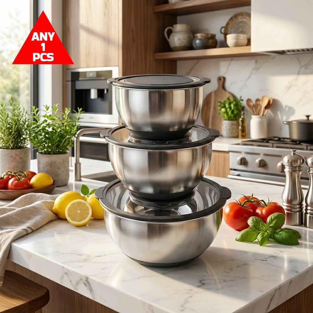 وعاء خلط بغطاءين