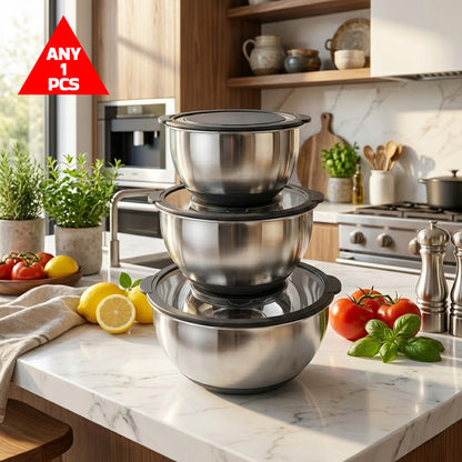 وعاء خلط بغطاءين