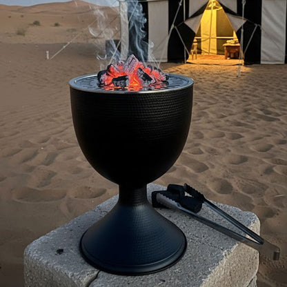 دوة و شواية معدنية على شكل كأس