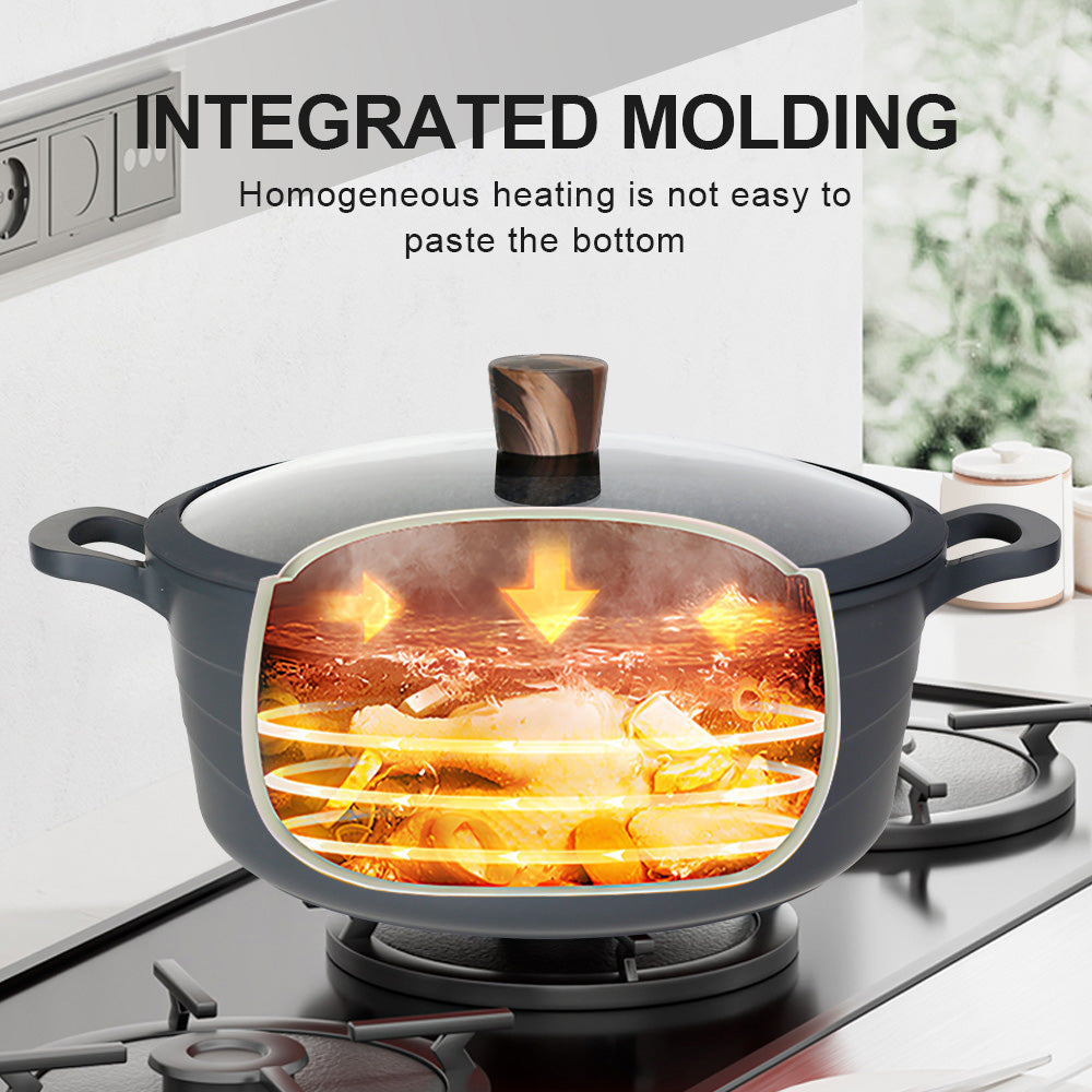 15 قطعة من أواني الطبخ المصنوعة من الألومنيوم