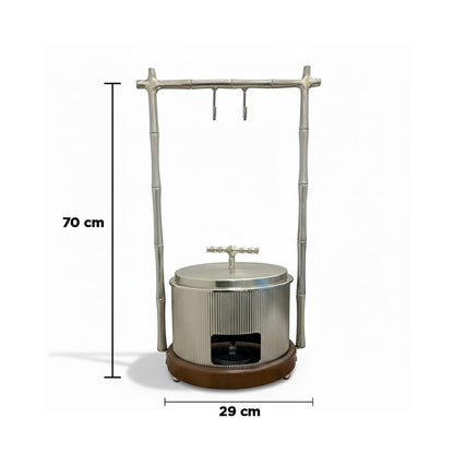 سخان طعام معلق سعة 3 لترات مع حامل