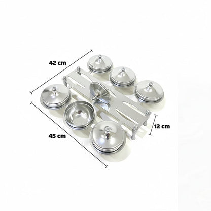 ماعون تقديم 6أطباق