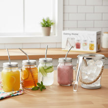 طقم أدوات شرب ماسون جار