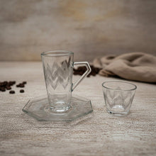 طقم استكانة وفنجان 18قطعة Diva Lady