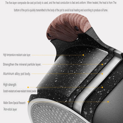 مجموعة أواني طهي من الجرانيت