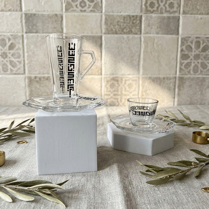 طقم استكانة وفنجان 18قطعة Diva Lady