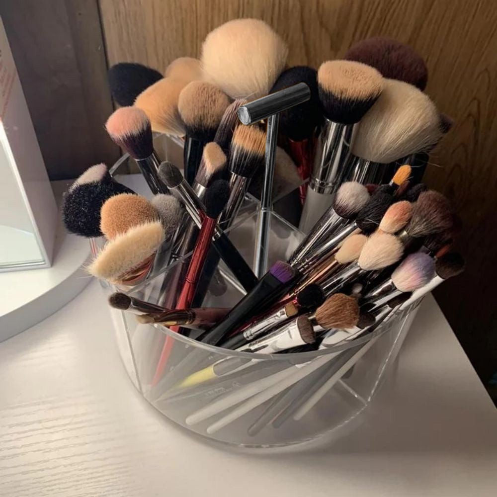 منظم مكتب دوار من الأكريليك