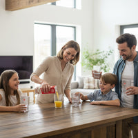 6 قطع من أكواب الشرب الكريستالية المضلعة – 470 مل