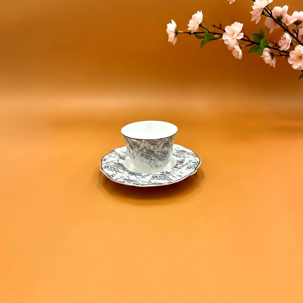 طقم استكانة وفنجان 18قطعة