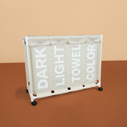 سلة غسيل بأربعة أقسام